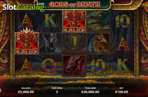 Скрин3. Gods of Death слот
