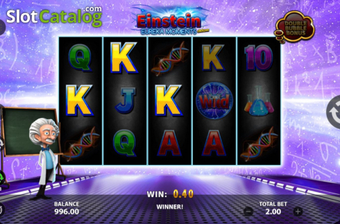 Скрин4. Einstein Eureka Moments Deluxe слот