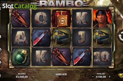 Скрин2. Rambo (StakeLogic) (Рембо) слот