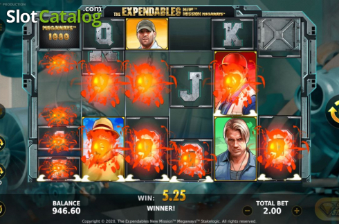 Скрин4. The Expendables New Mission Megaways слот