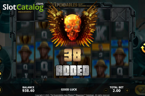 Скрин5. The Expendables New Mission Megaways слот