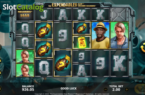 Скрин7. The Expendables New Mission Megaways слот