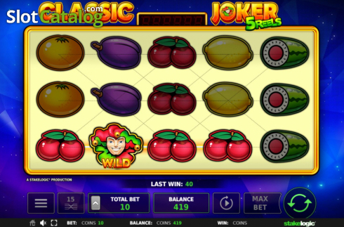 Скрин4. Classic Joker 5 Reels слот