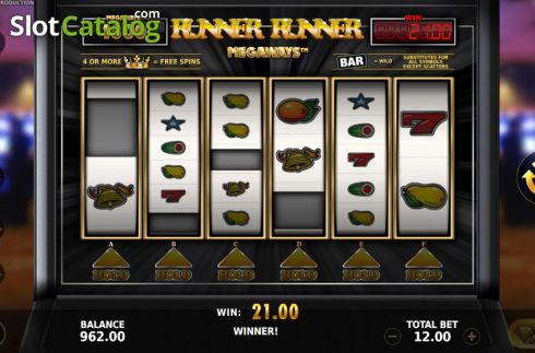 Скрин3. Runner Runner Megaways слот