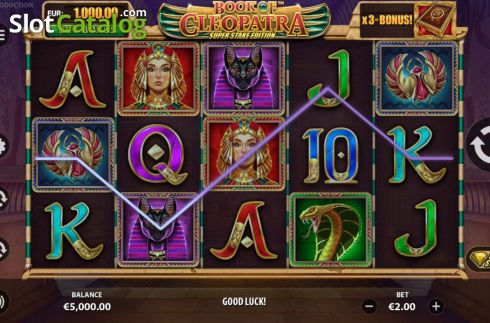 Скрин4. Book of Cleopatra Super Stake Edition слот