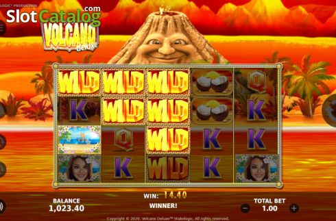 Скрин3. Volcano Deluxe слот