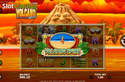 Скрин4. Volcano Deluxe слот