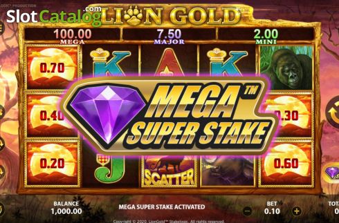 Скрин4. Lion Gold Super Stake Edition слот