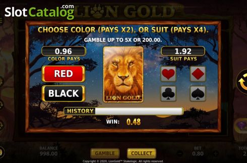 Скрин6. Lion Gold Super Stake Edition слот