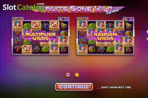 Скрин2. Fruits Gone Wild Supreme слот