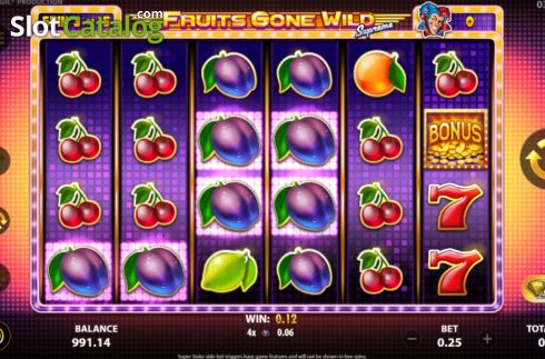 Скрин5. Fruits Gone Wild Supreme слот