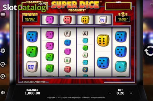 Скрин3. Super Dice Megaways слот