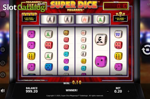 Скрин6. Super Dice Megaways слот