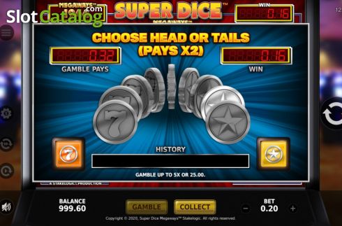 Скрин7. Super Dice Megaways слот
