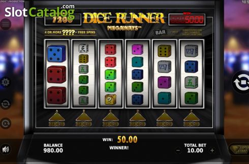 Скрин3. Dice Runner Megaways слот