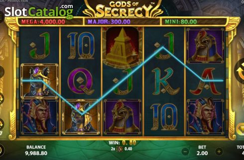 Скрин4. Gods of Secrecy слот