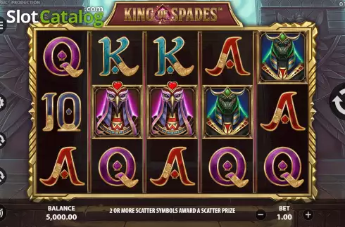 Скрин2. King of Spades слот
