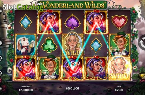 Скрин2. Wonderland Wilds слот