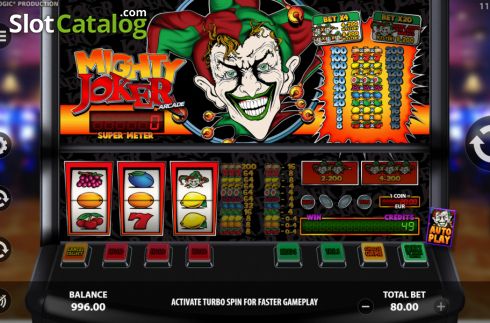 Скрин2. Mighty Joker Arcade слот