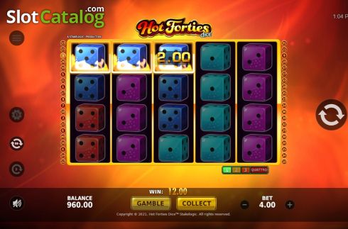 Скрин4. Hot Forties Dice слот