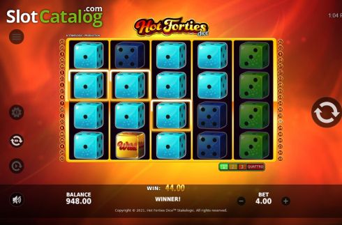Скрин6. Hot Forties Dice слот
