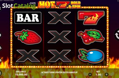 Скрин3. Hot 7 Hold and Spin слот