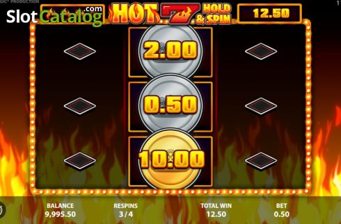 Скрин8. Hot 7 Hold and Spin слот