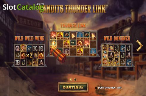 Скрин2. Bandits Thunder Link слот