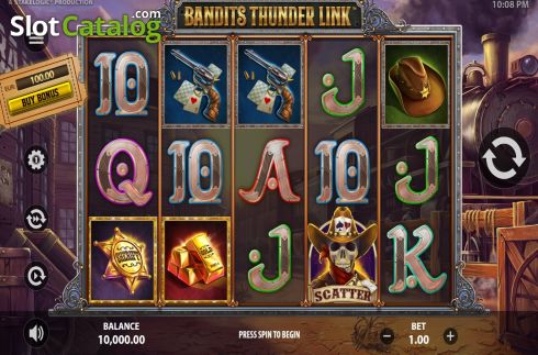 Скрин3. Bandits Thunder Link слот
