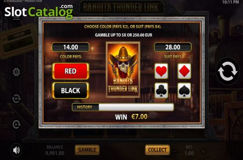 Скрин6. Bandits Thunder Link слот