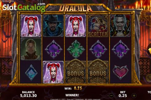 Скрин4. Dracula (Stakelogic) слот