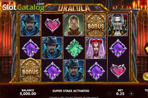 Скрин3. Dracula (Stakelogic) слот