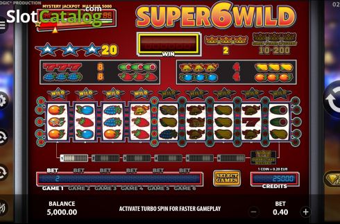 Скрин3. Super6Wild слот
