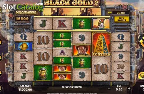 Скрин4. Black Gold 2 Megaways слот