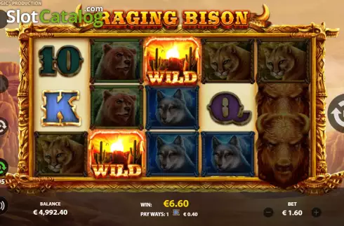 Скрин4. Raging Bison (StakeLogic) слот