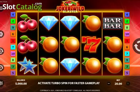 Скрин2. Joker Wild Blaster слот