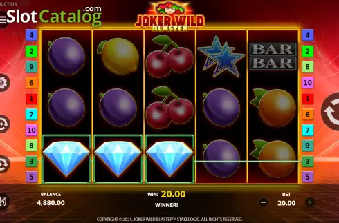 Скрин3. Joker Wild Blaster слот