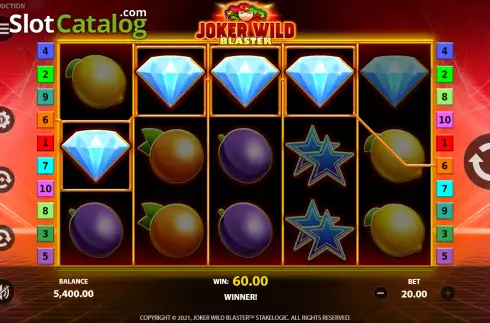 Скрин4. Joker Wild Blaster слот