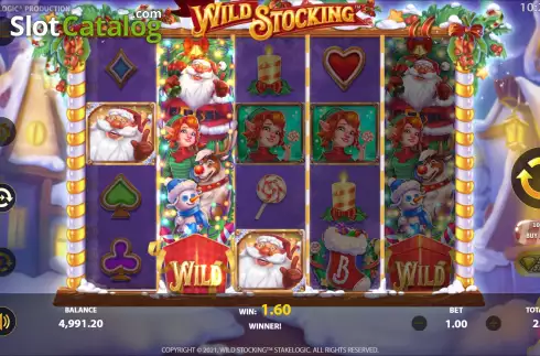 Скрин4. Wild Stocking слот