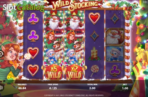 Скрин7. Wild Stocking слот