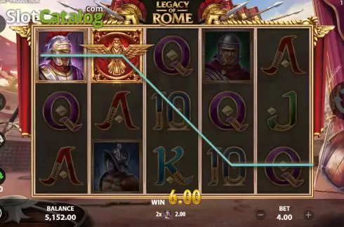 Скрин4. Legacy of Rome слот