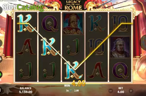 Скрин5. Legacy of Rome слот