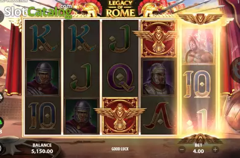 Скрин6. Legacy of Rome слот