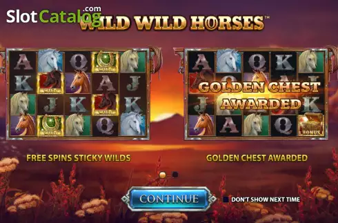 Скрин2. Wild Wild Horses слот