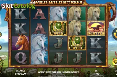 Скрин3. Wild Wild Horses слот