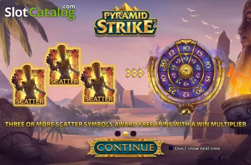 Скрин2. Pyramid Strike слот