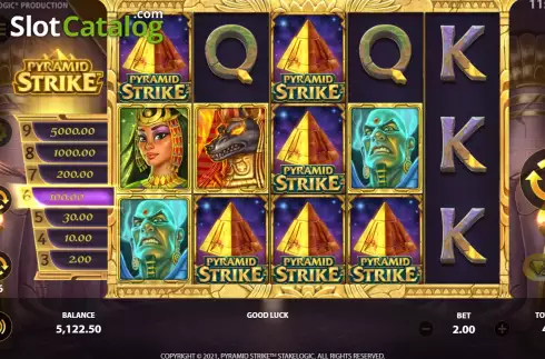 Скрин5. Pyramid Strike слот