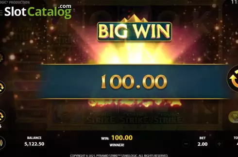 Скрин6. Pyramid Strike слот