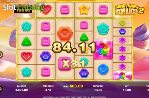 Скрин8. Candyways Bonanza Megaways 2 слот