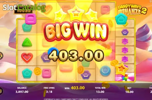 Скрин9. Candyways Bonanza Megaways 2 слот